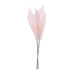 Artificial Pampas Sticks (3 Sticks, 110 cm, Pink)