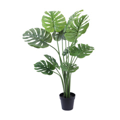 Artificial Monstera Plant in Black Pot (120 cm)