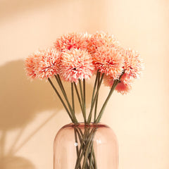 Artificial Chrysanthemum Flower Sticks (6 Sticks, 45 cm, Peach)