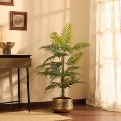 Artifiical Areca Palm Plant in Black Pot (120 cm)