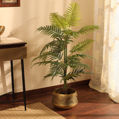 Artifiical Areca Palm Plant in Black Pot (120 cm)