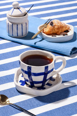 Criss-Cross Cup & Saucer Set