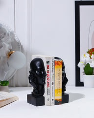 Hear No Evil Black Face Bookend