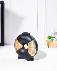 Elegant Gold Accent Bow Vase Set