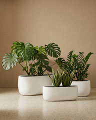 Boat Fiberglass Planter – Matte White