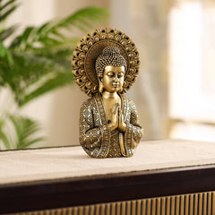 Decorative Serene Buddha Statue, 24 cm