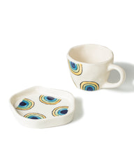 Rainbow Cup & Saucer Set