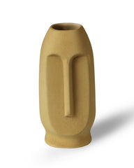 Tribal Folk Face Flower Vase