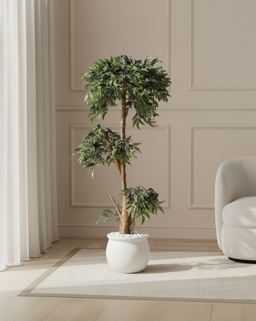 Artificial Ficus Tree Topiary 120cm (4ft)