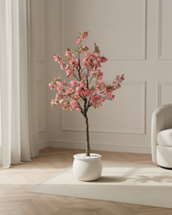 Artificial Pink Cherry Blossom Tree 150cm (5ft)