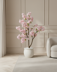 Artificial Pink Cherry Blossom Tree 130cm (4ft)