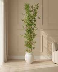 Artificial Bamboo Leaf Stems Set of 5 245cm (8ft)