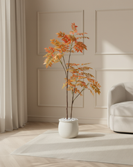 Artificial Autumn Feathery Leaf Tree 150cm (5ft)