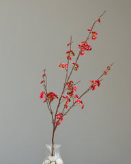 Artificial Cherry Blossom Stick (130 cm, Dark Pink)