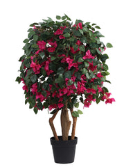 Artificial Hot Pink Bougainvillea Topiary 120cm (4ft)