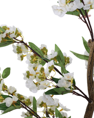 Artificial White Cherry Blossom Tree 120cm (4ft)