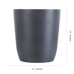 Verdant Planter (Medium, 12x13 inches, Slate Grey)