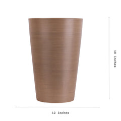 Terra Planter (Large, 12x18 inches, Taupe)