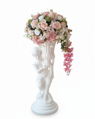 Grand Cherub Stand Dried Floral Arrangement