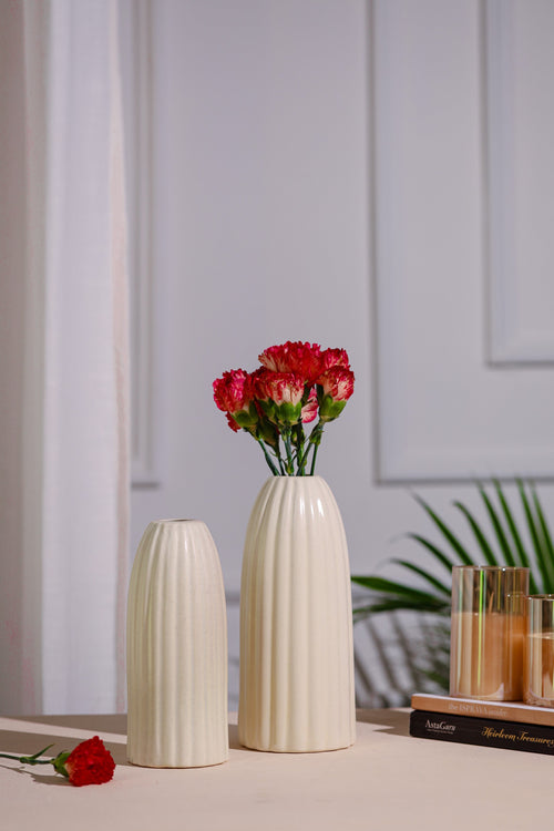 Alamkari India Bliss striped Vases