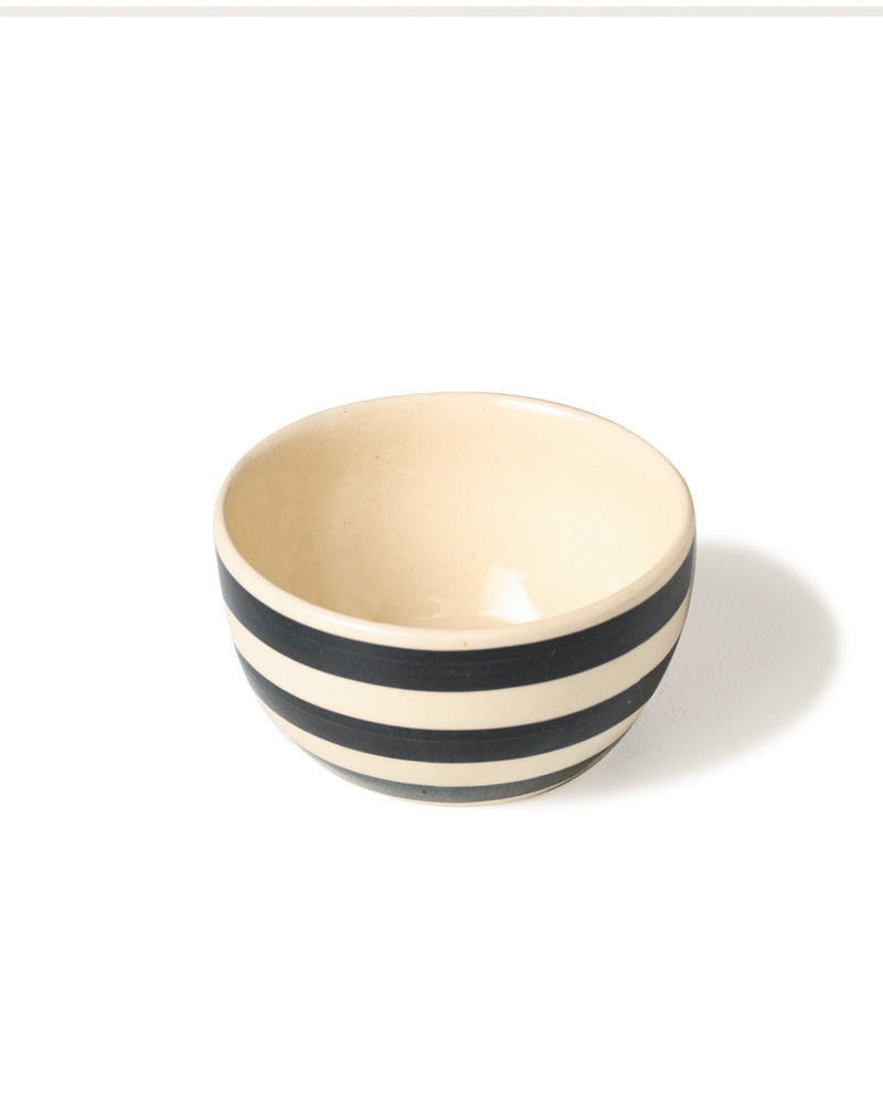 Alamkari India Ceramic Blaze Black Soup Bowl - Set of 2