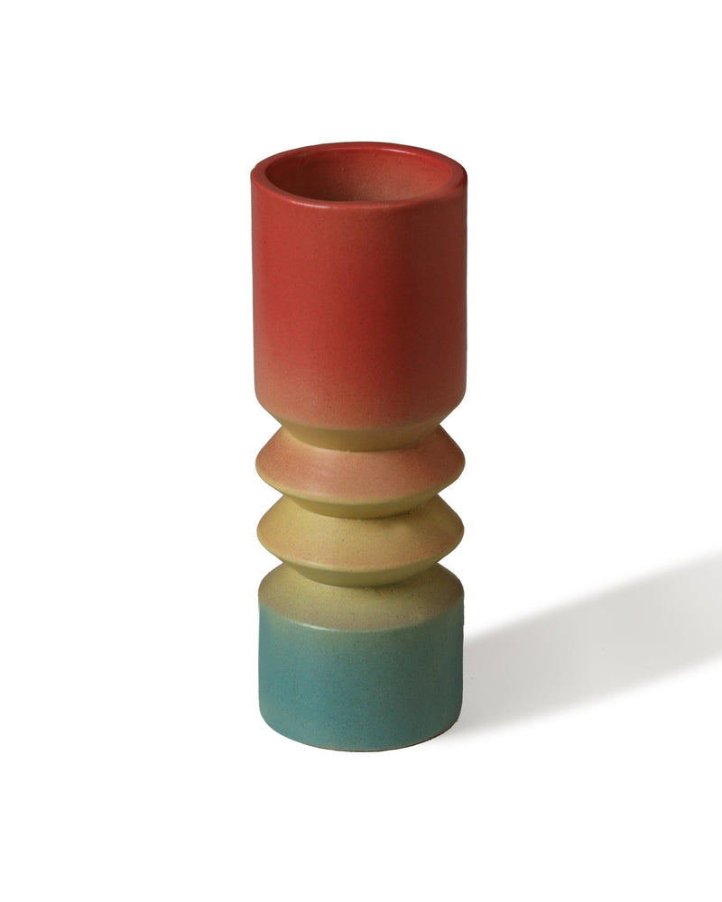 Alamkari India Ceramic Brushy Shady Ceramic Vase