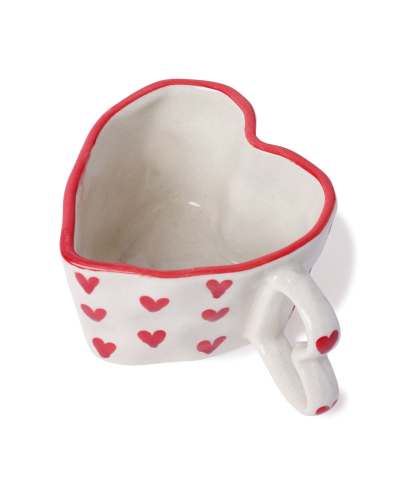 Alamkari India Ceramic Hand-Painted Heartfelt Mug