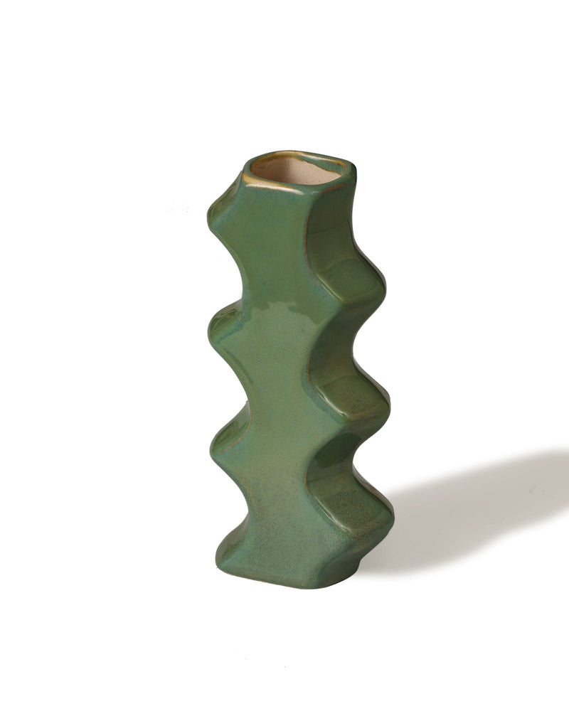 Alamkari India Ceramic Ladder Cut Flower Vase