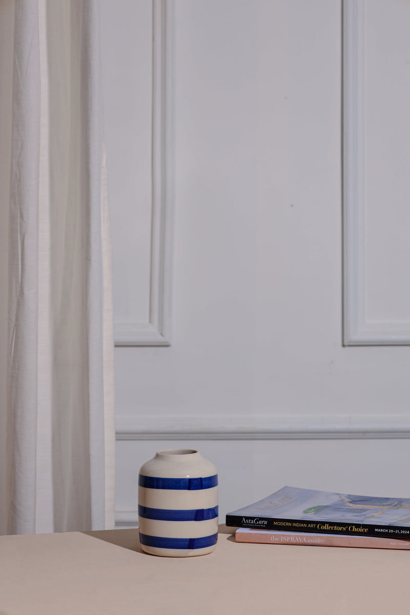 Alamkari India Ceramic Medieval Patterns Ceramic Vase set of 3