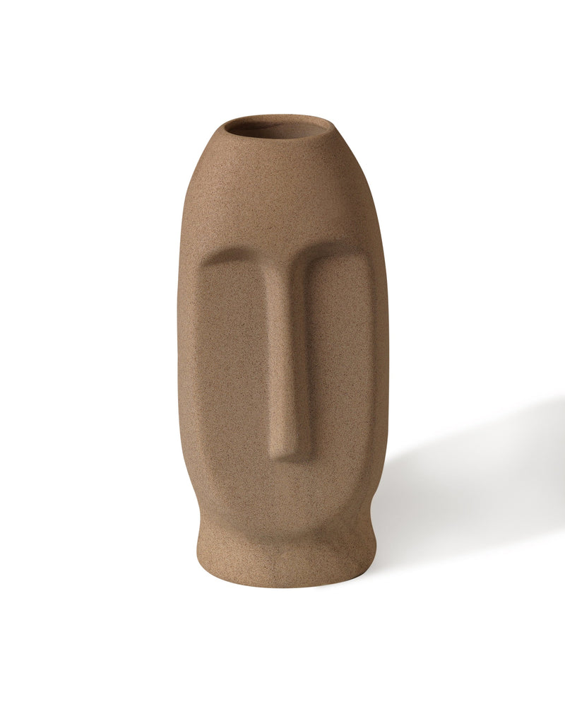 Alamkari India Ceramic Modest Face Flower Vase