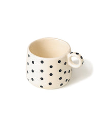 Alamkari India Ceramic Polka Dot Coffee Mug