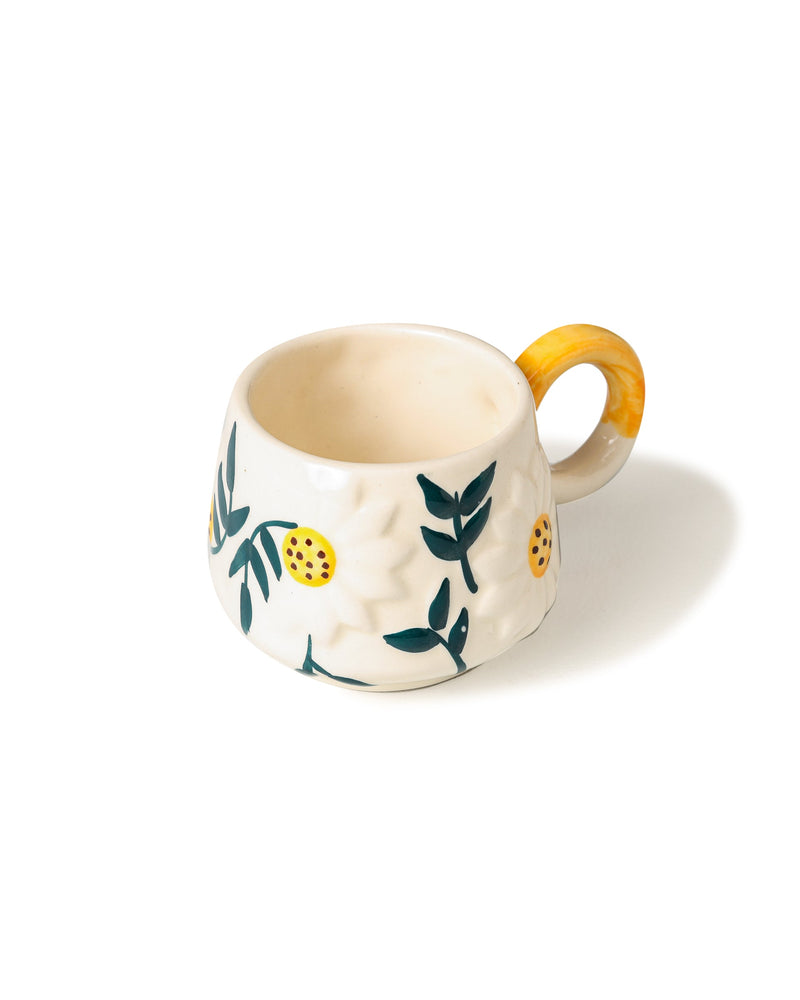Alamkari India Ceramic Surajmukhi Coffee Mug