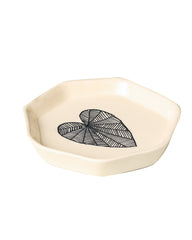 Alamkari India Ceramic Zebra Stripe Platter