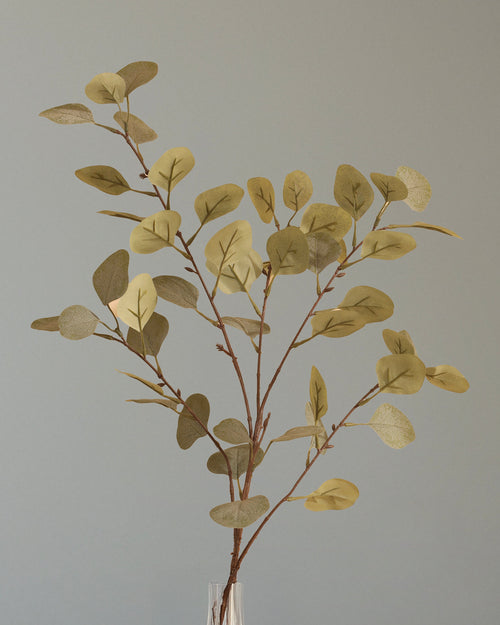 Alamkari India Fabric Artificial Eucalyptus Stick (75 cm)