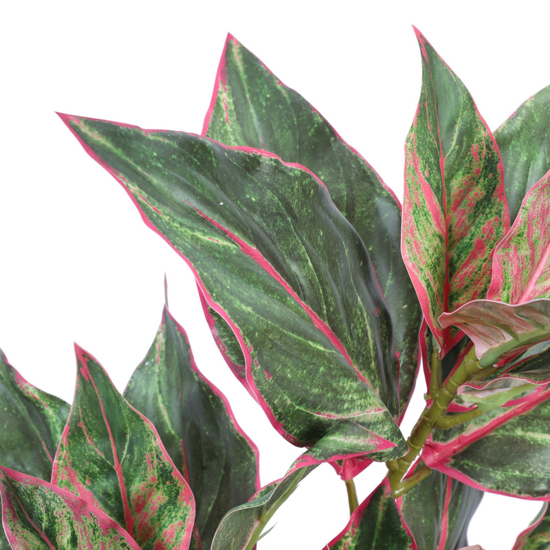 Alamkari India Fabric Artificial Green Dieffenbachia Potted Plant (60 cm)