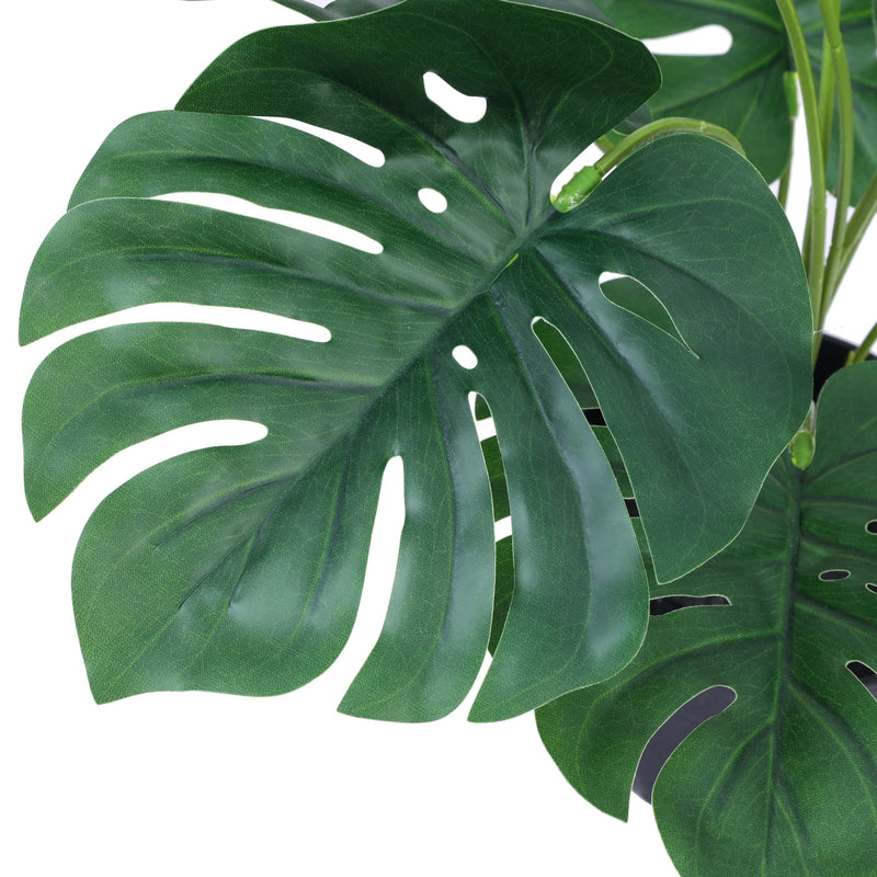 Alamkari India Fabric Artificial Monstera Potted Plant (60 cm)