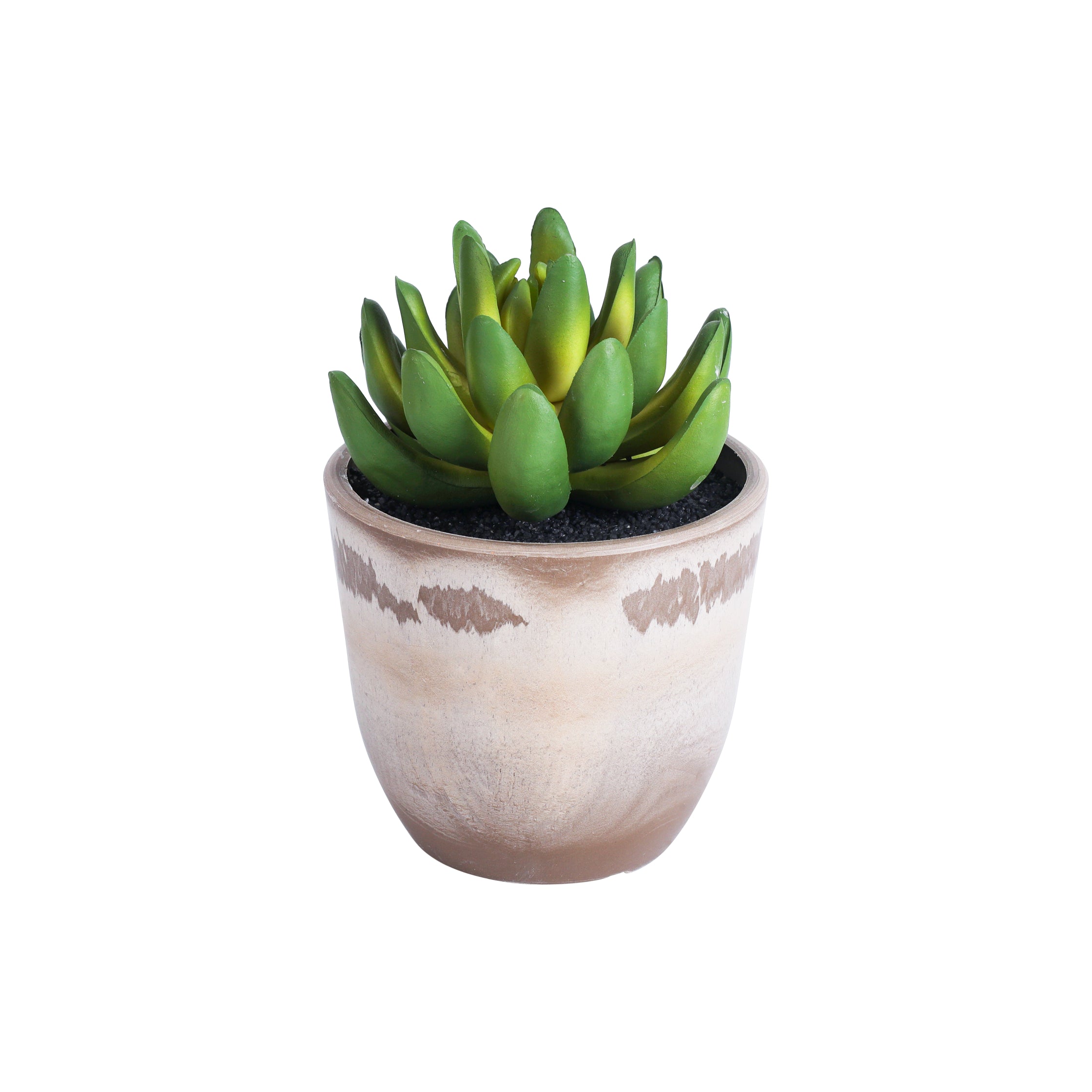 Alamkari India Fabric Artificial Potted Succulents (Set of 3)