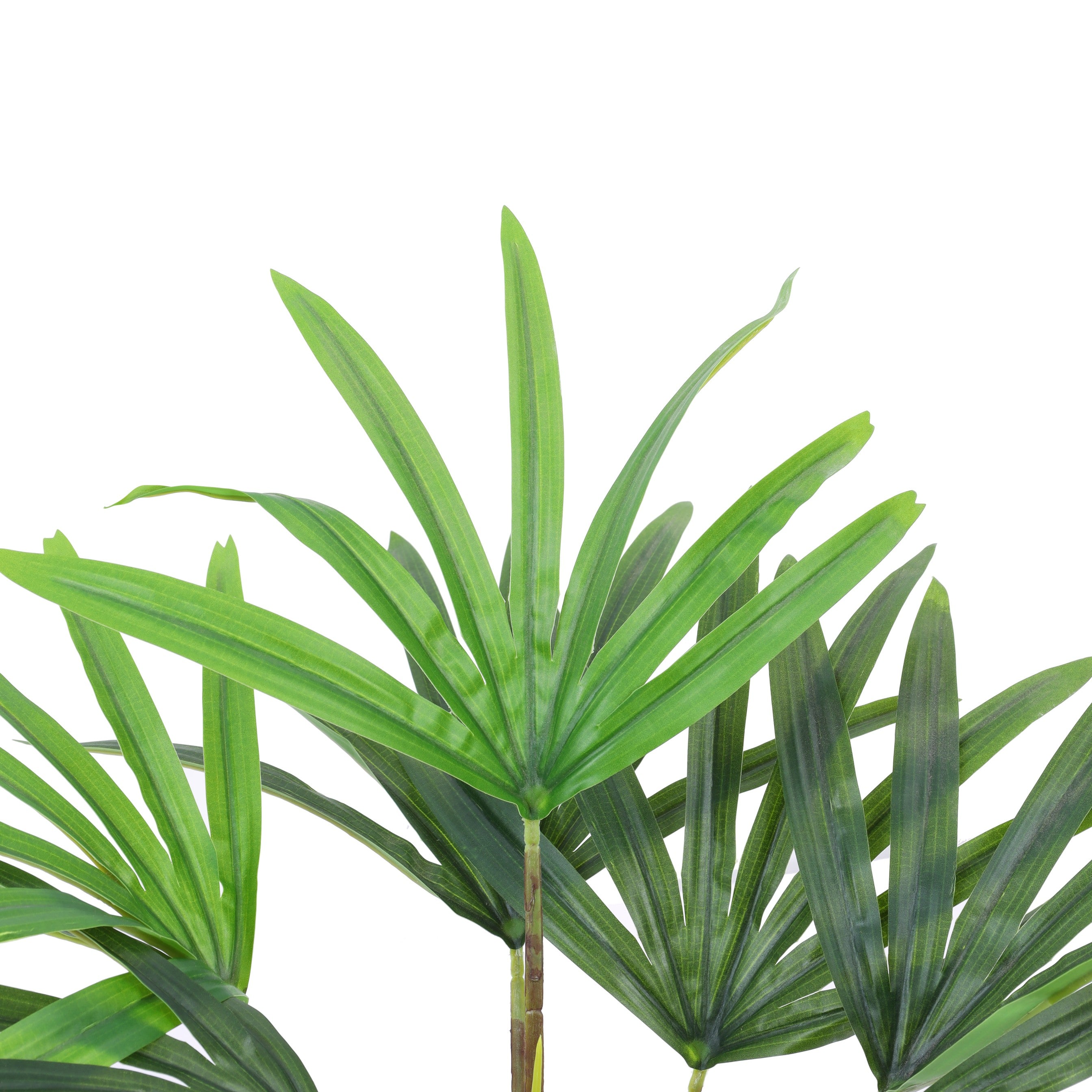 Alamkari India Fabric Artificial Rhapis Palm (60 cm)