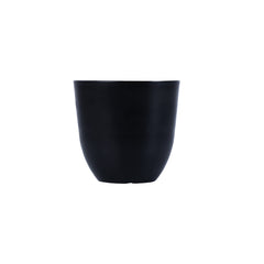 Alamkari India FRP (Fiberglass) / Black Set of 4 Black FRP Pots (5 inches)