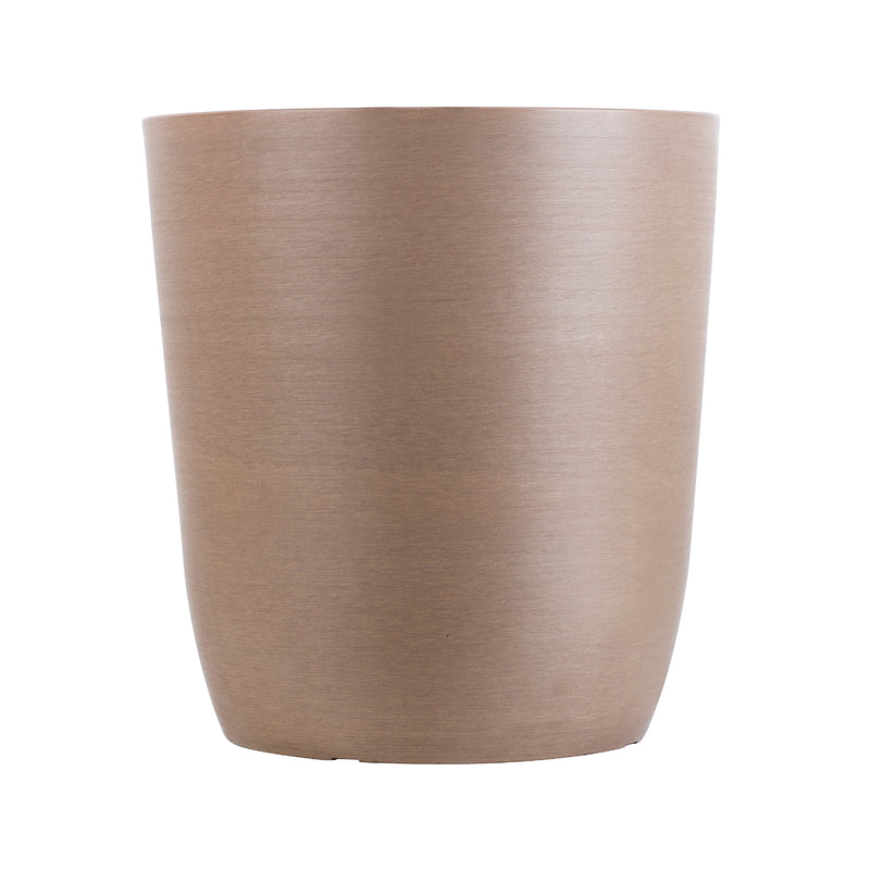 Alamkari India FRP (Fiberglass) / Brown Verdant Planter (Medium, 12x13 inches, Taupe)