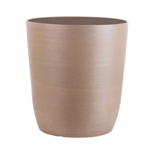 Alamkari India FRP (Fiberglass) / Brown Verdant Planter (Medium, 12x13 inches, Taupe)