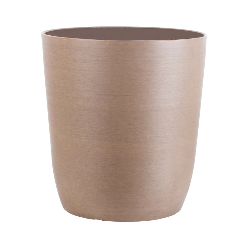 Alamkari India FRP (Fiberglass) / Brown Verdant Planter (Medium, 12x13 inches, Taupe)