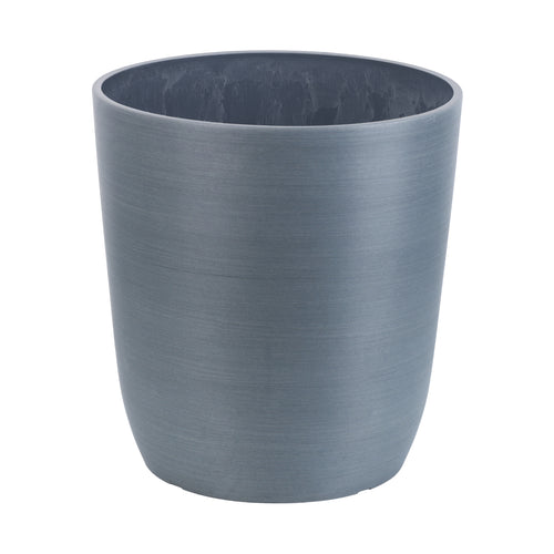 Alamkari India FRP (Fiberglass) / Grey Verdant Planter (Large, 16x18 inches, Slate Grey)