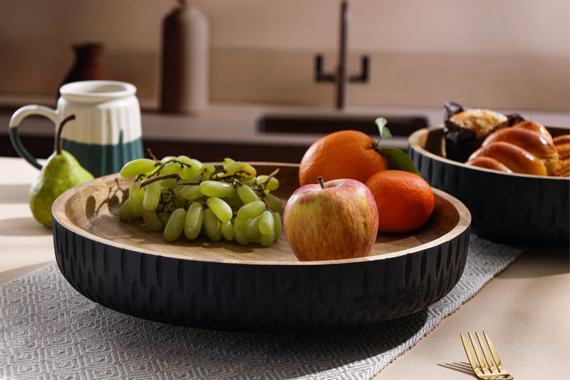 Alamkari India Hammered Tray set of 2
