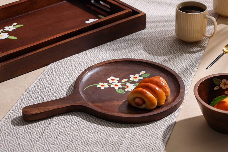 Alamkari India Mango Wood Bliss Wooden Platter