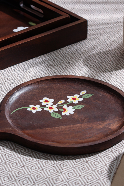 Alamkari India Mango Wood Bliss Wooden Platter