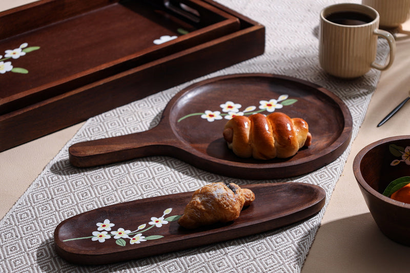 Alamkari India Mango Wood Bliss Wooden Platter