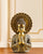 Alamkari India Polyresin Decorative Serene Buddha Statue, 24 cm