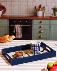 Alamkari India Wooden Royal Procession Wooden Tray