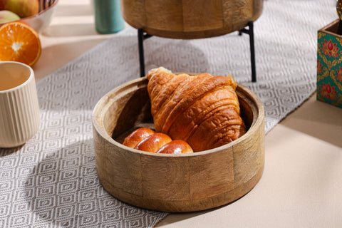 Wooden Double layer Roti box – Alamkari